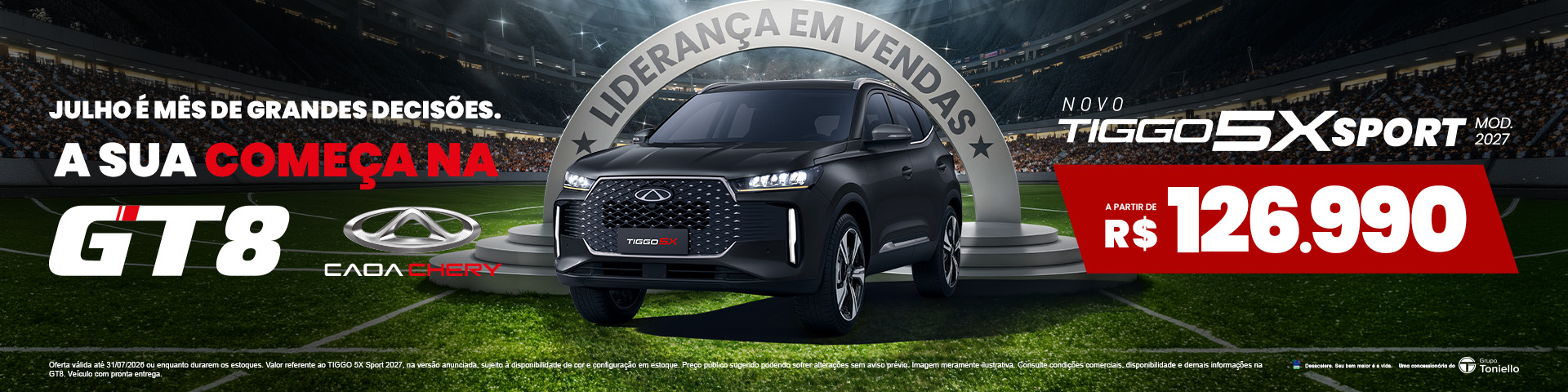 Tiggo 5X Sport - Modelo 2027