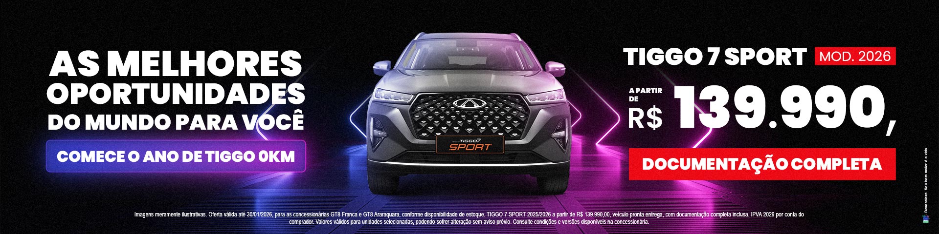 Tiggo 7 Sport - Modelo 2026