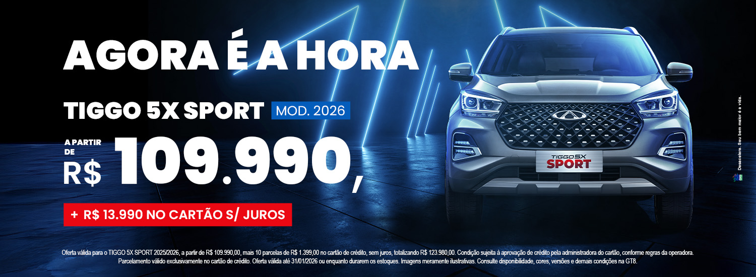 Tiggo 5 Sport - Modelo 2026