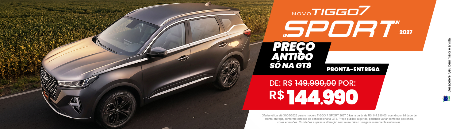 Tiggo 7 Sport - Modelo 2027